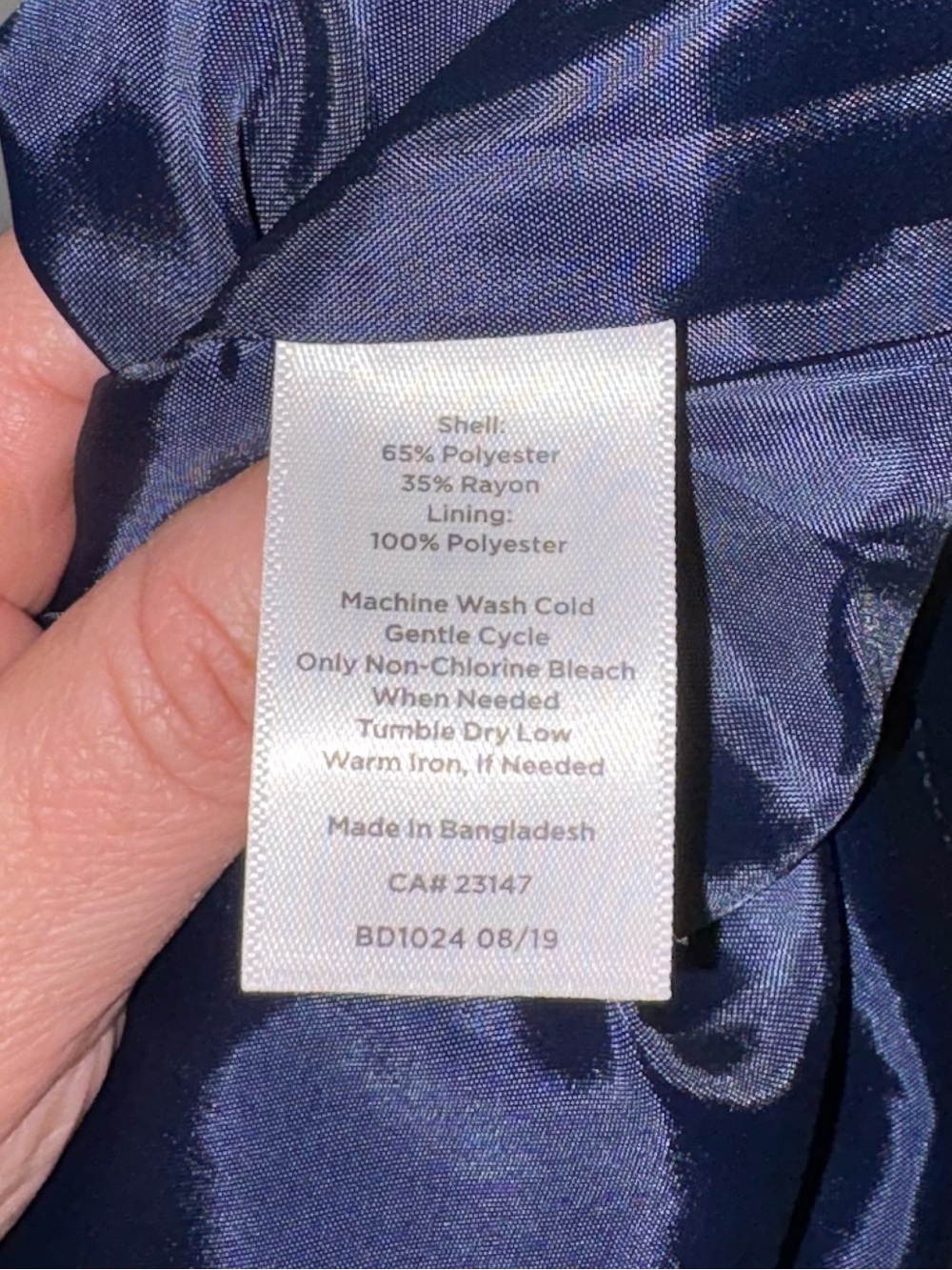 NWT! Talbots | Talbots Tartan Navy Plaid Skirt Size 12 New - Picture 4 of 8